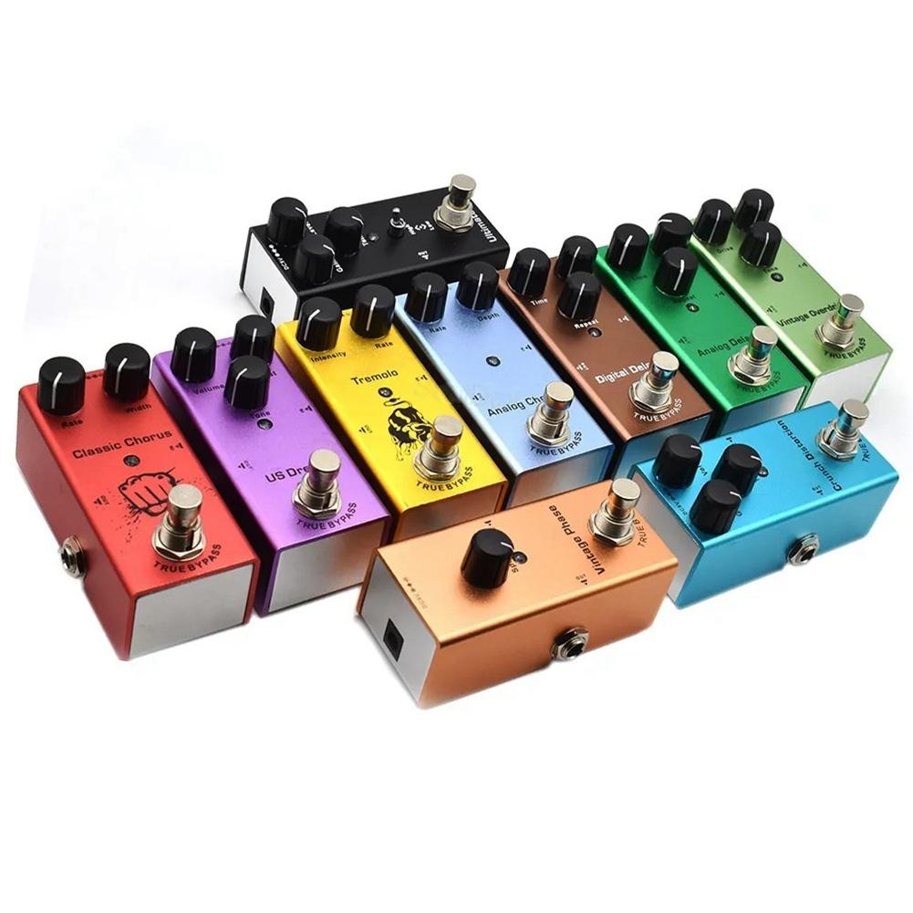 Elektrische Gitarre Einzel Block Mini Effekte Pedal Elektrische Gitarre Tragbare Effekte