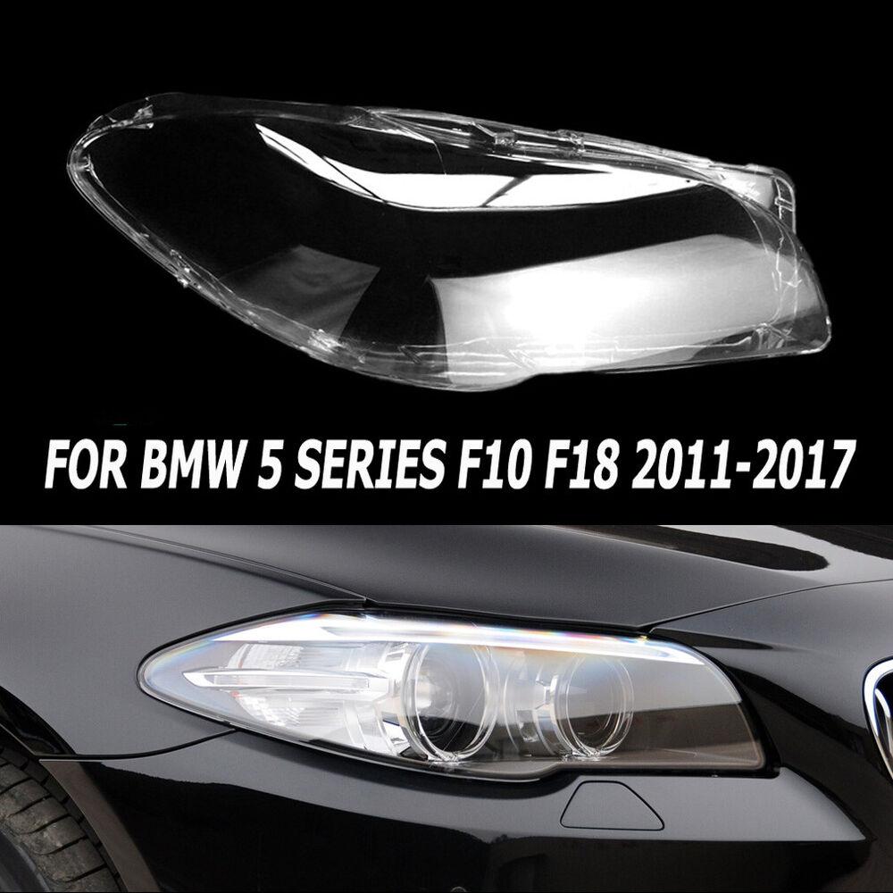 Für BMW 5 Series F18 F10 2011 2012 2013 2014 2015 2016 2017 Transparente Frontscheinwerferlinsenabdeckung Scheinwerferlampenschirm
