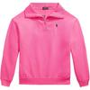 Polo Half Zip Loose Sweatshirt Women Sweatshirt 211A90923-001