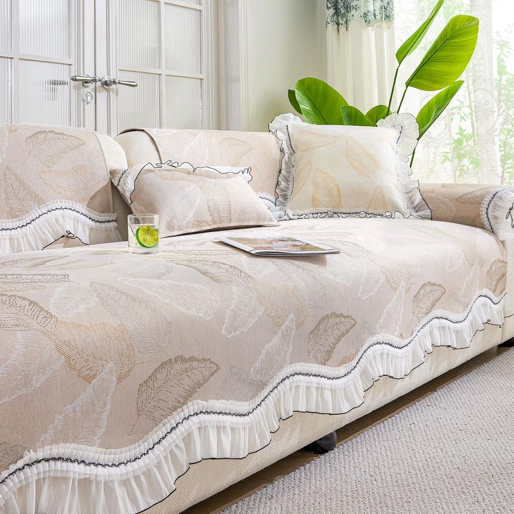 Sommer Neu Eis Seide Sofakissen Mori Rock Kühlende Sofamatte Sitzkissen Wohnzimmer Rutschfester Sofabezug