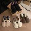 In the Autumn and Winter of 2026, the New Loafers Are Women's Warm and Plush Lamb Wool Shoes, and the Fairy Can Step On the Heel Belt Buckle Beans.