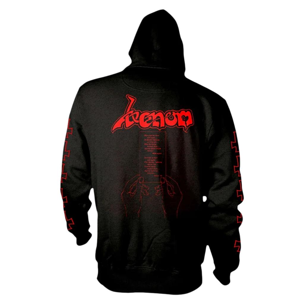 Venom Unisex-Erwachsene Logo-Hoodie mit durchgehendem Reißverschluss