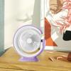 Compact LED Desk Fan with Adjustable Speeds for Home and Office