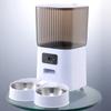 Mangiatoia per Animali Domestici da 5L con Fotocamera Mangiatoia Automatica per Gatti Dispenser Intelligente per Cibo per Cani WiFi Temporizzazione Quantitativa Ciotola di Alimentazione in Acciaio Inossidabile