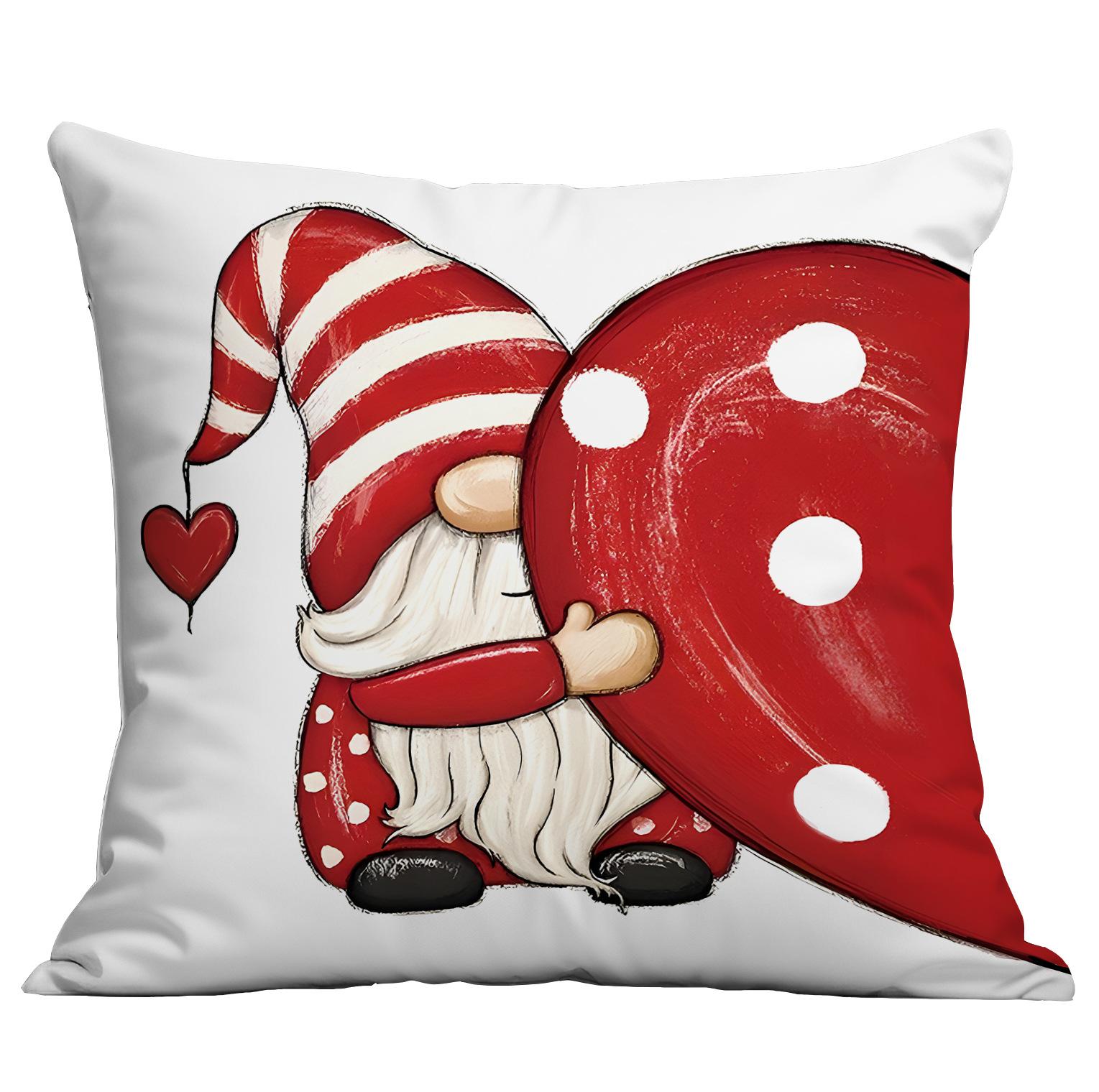 

Новая наволочка на День святого Валентина с красными буквами и принтом «Любовь», домашняя декоративная наволочка для диванной подушки 45 * 45Cm