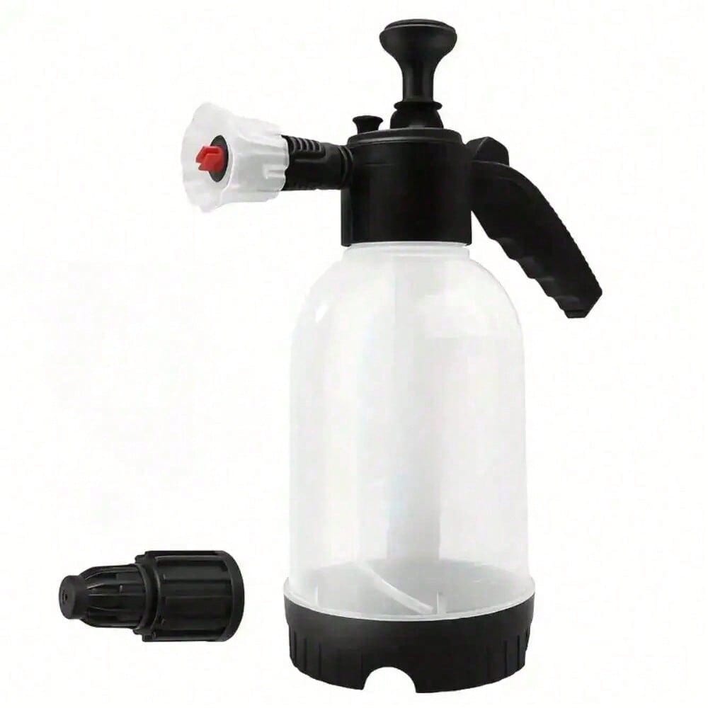 

Handheld Foam Sprayer for Car Washing & Gardening, High Pressure Pump Spray Bottle with Adjustable Nozzle for Disinfection & Cleaning білий