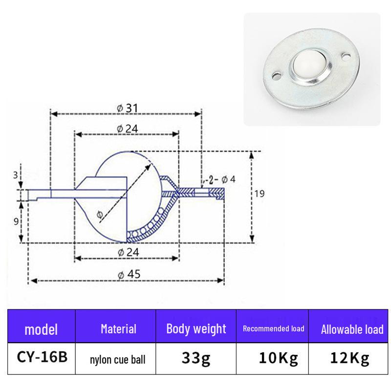 CY-25B Stainless Steel Conveyor Ball Bearing Pulley