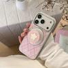 Artistic Pink Shell Magnetic Phone Case for iPhone 16, iPhone 17, and iPhone 17 Pro Max