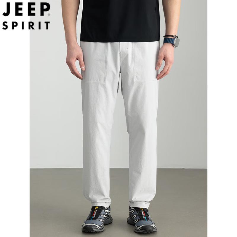 JEEP SPIRIT Men's Casual Loose Straight Leg Pants