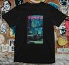 T-shirt Grafica Città Cyberpunk Uomo Donna Top – Streetwear Giapponese Retro Futuristico Vaporwave