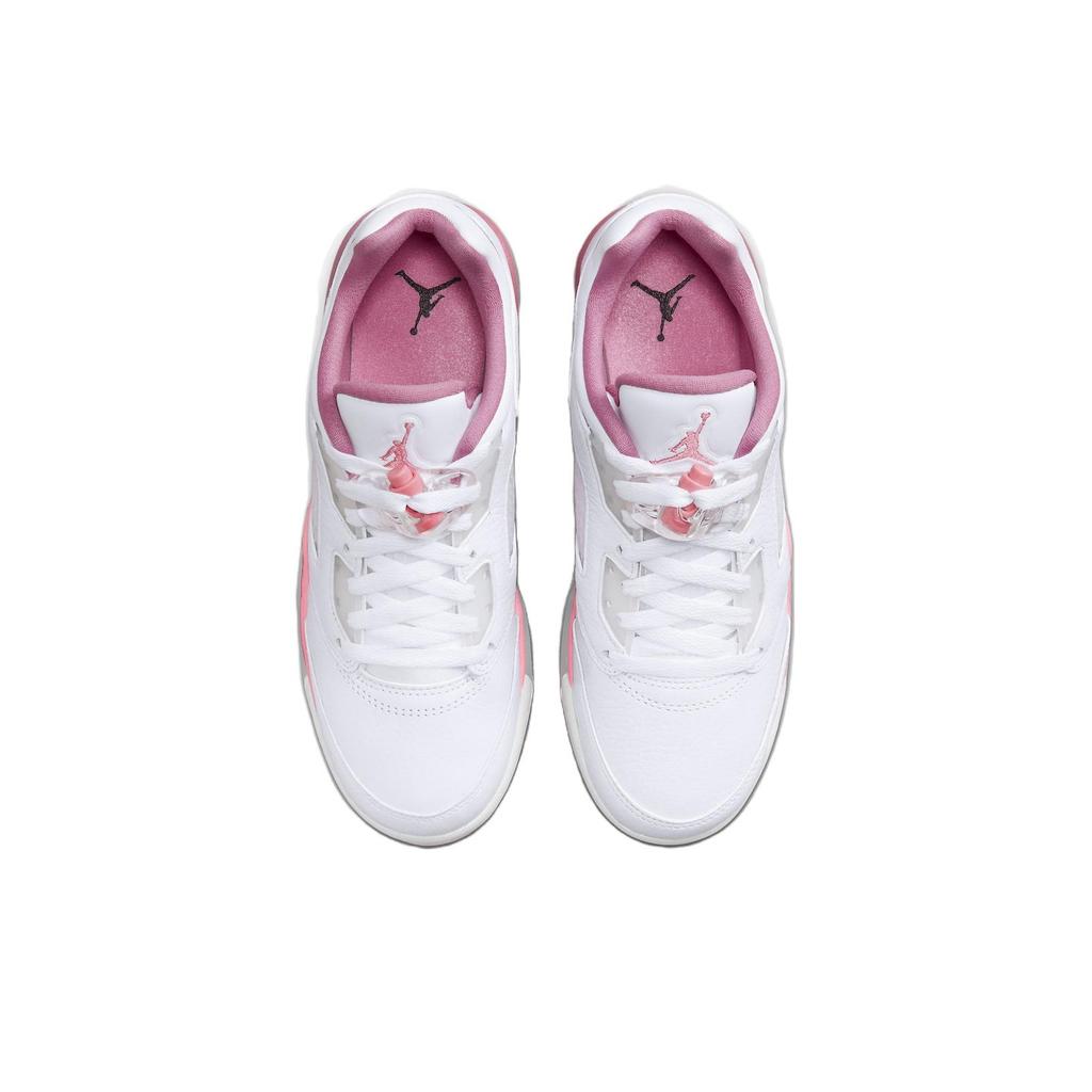 Air Jordan 5 Retro Low GS Crafted For Her Kids Sneakers White Coral-Chalk Desert-Berry DX4390-116