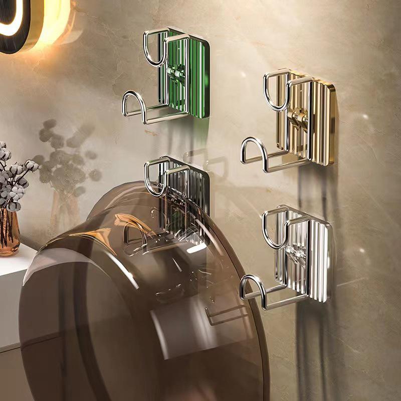 Nerezový háček na umyvadlo Kuchyň Koupelna Beze stopy Silná lepicí držák Multifunkční bezvrtací úložná police