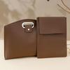 Solid Color Computer Bag Large Capacity File Bag Elegant Office Document Tote Bag  Office Worker