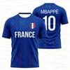 2026 Vară Bărbați Femei Imprimeu Steag Franța Tricou Fotbal NR.10 Mbappé Uscare Rapidă Tricouri Sport Fani Fotbal Tricou Antrenament Topuri