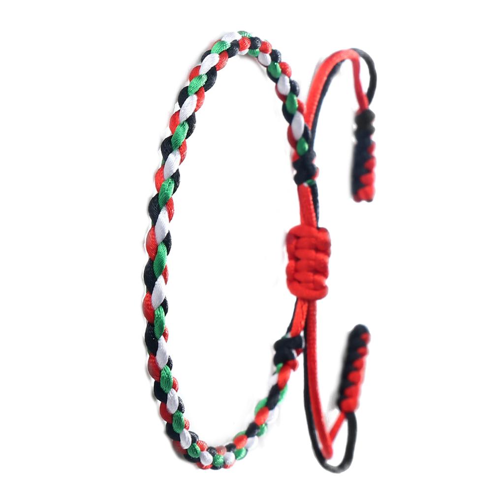 Fashionable Watermelon Cotton Hand Rope Portable Bracelet Sturdy Wristband Jewelry Accessory for Outdoor Activities