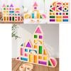 Creative Rainbow Building Blocks 25 Piece Wooden Set For Early Learning Toys For Kids