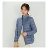 Womens Lightweight Hooded Short Down Jacket 91% White Duck Fill Regular Fit Casual Office Wear