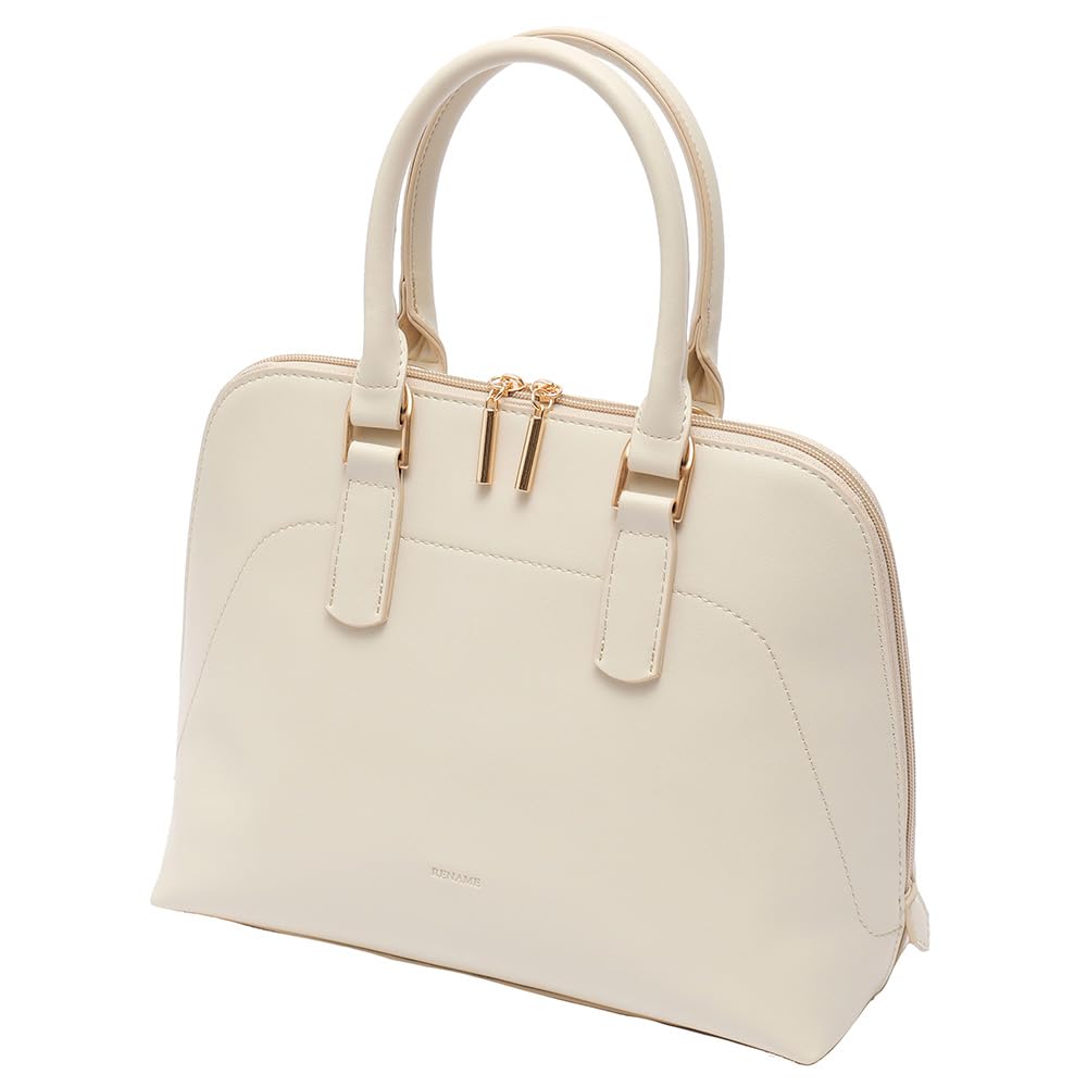 

Круглая сумка-тоут 2-в-1 на молнии RHG23145 [Переименовать] слоновая кость