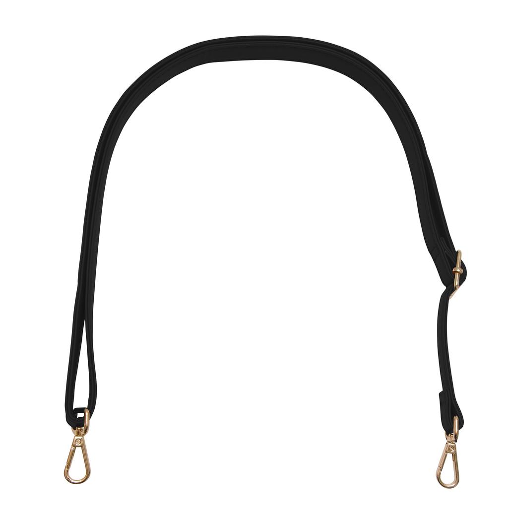 Substitute Shoulder Leather Crossbody Handbag Black Versatile Shoulder Strap