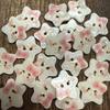 10Pcs Cute Star Shape Buttons for Children Shirt Sweater Headwear Material DIY Decoration 2 Holes Button Apparel Sewing Supplies