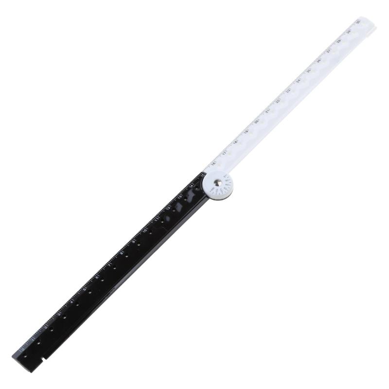 Plastic Folding Ruler 30cm Soft Plastic Drawing Ruler Straight Ruler for Student School Office Multifunction