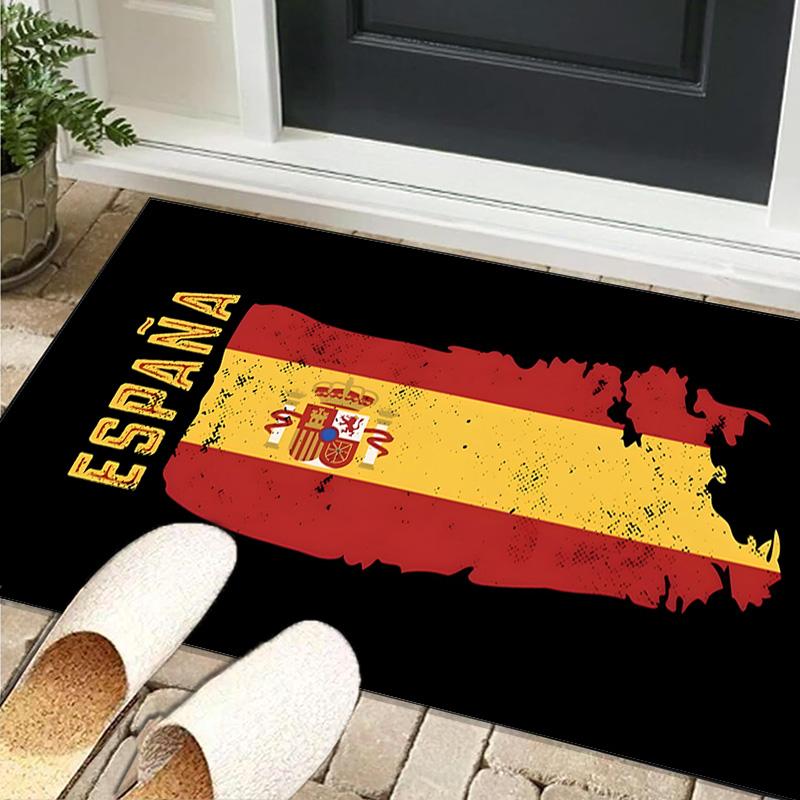 1PC rug Spain Coat Of Arms Carpet, Chair Rug,Area Rug for Office Bedroom living rooms bedroom, Doormat decor Christmas fan gifts