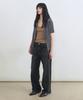 INSILENCE WOMEN Sideline Cut Denim Black