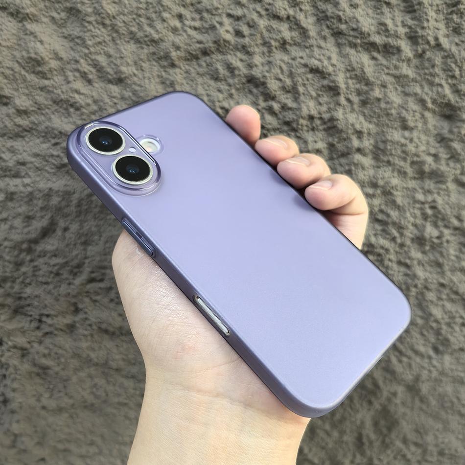 Ultra Thin Soft TPU Phone Case for For Iphone 16E SE4 16 1 14 Plus 13 12 11 Pro Max Slim Matte Translucent Silicone Back Cover