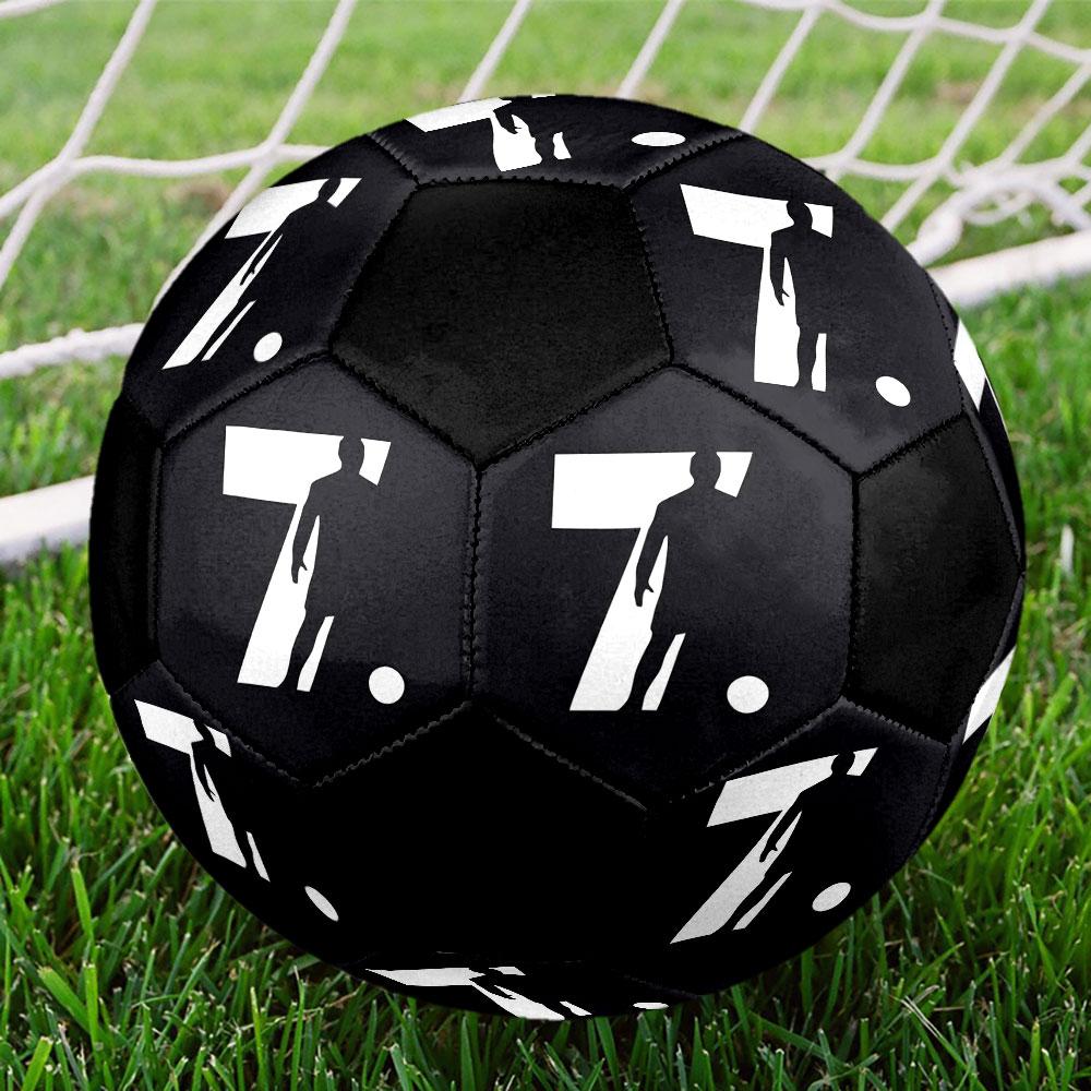 Ballon de Football Imprimé Taille 5 Résistant Entraînement Extérieur