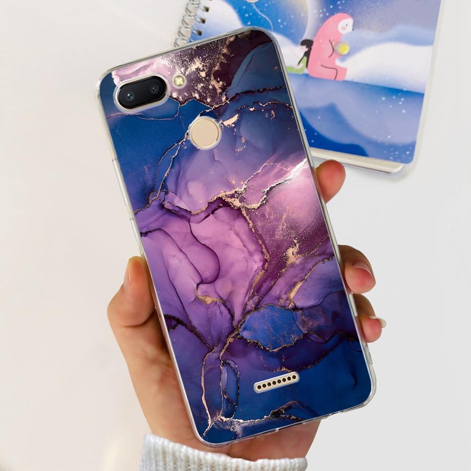 For Xiaomi Redmi 6 6A Case Cute Painted Cover Clear Silicone Phone Case Soft TPU Shell For Redmi 6A Redmi6 Redmi6A Fundas Bumper