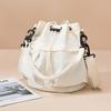 Women'S Casual Dual-Purpose Shoulder Bag, Multifunctional Large-Capacity Crossbody Bag, Drawstring Tote, Everyday Commuting Bag for Wallet And Phone
