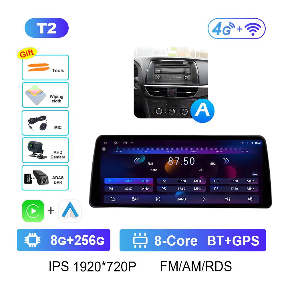 for Mazda ATENZA 2014 2015 - 2016 Car Multimedia Video Radio Player Wireless Carplay GPS Navigation Accessories Cooling fan WIFI