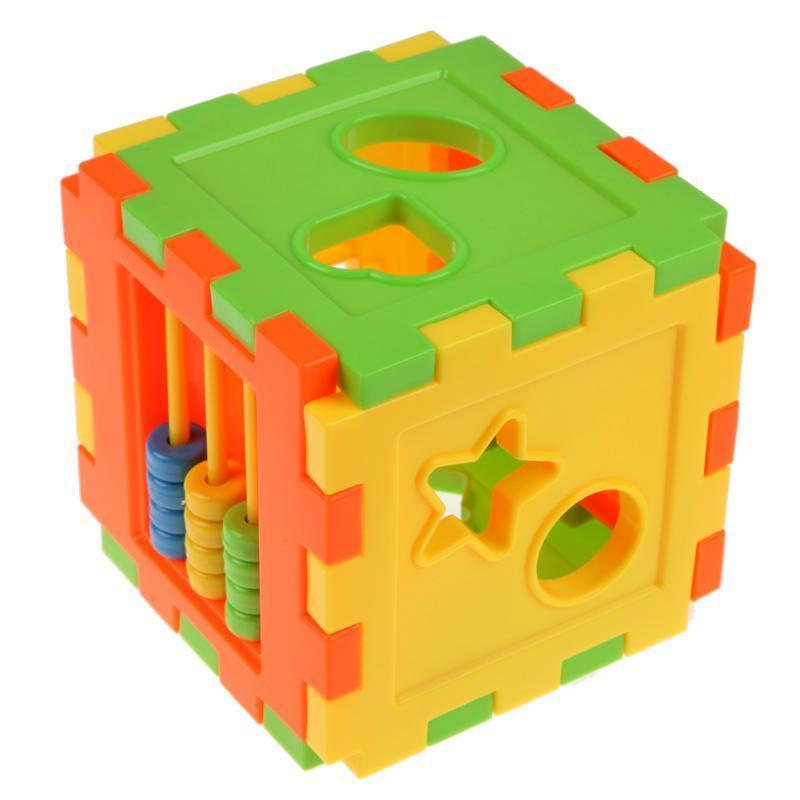 Ideal Gift Baby Kid Bricks Matching Blocks Baby Intelligence Educational Sorting Box For Early Learning