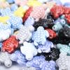 10pcs Fresh Color Ceramic Spacer Loose Beads Ceramic Jewelry Making Material Sea Turtle Bead  Women