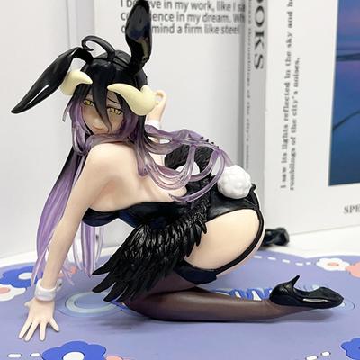 Hentai Figur OVERLORD Anime Figur Bunny Girl Badeanzug Albedo Action Figur Nudelstopper Figur Sammlung Modell Puppe Geschenke