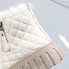 Warm Fleece Lined Thick Bottom Snow Boots Women's Winter Shoes Boots Comfortable Casual Round Toe