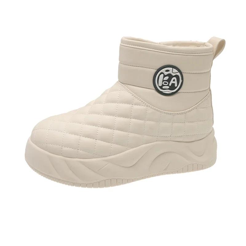 Fashion Fashion Shoes Women's Winter Thick Soled Snow Boots Plush Women's Casual Sports Shoes Warm and Cold Proof High Top Women's Boots