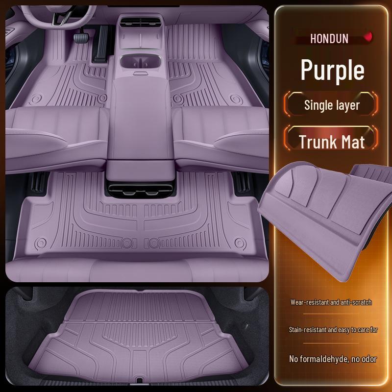 Dark Blue TPE Floor Mats for L06 - 2026 Car Interior Accessories