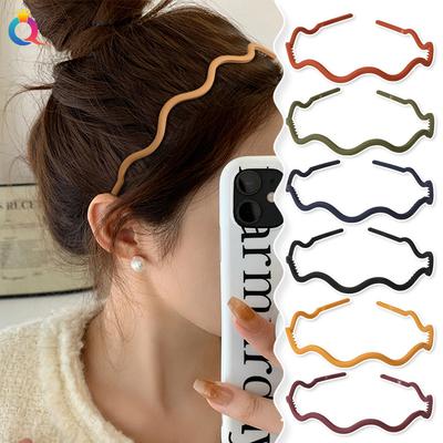 Simples Serre-têtes Ondulés Cerceau pour Cheveux Bandeau de Sport Bandeau pour Cheveux pour Femmes Serre-têtes Couleurs Bonbon pour Filles Accessoires pour Cheveux