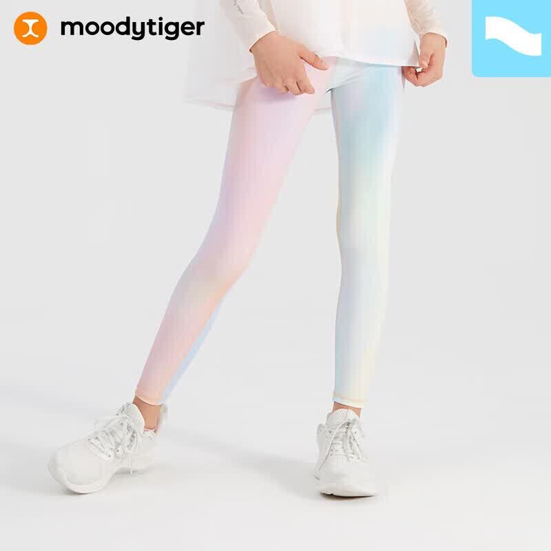 MoodyTiger Girls  High-Elastic Quick-Dry Yoga Sports Leggings 160