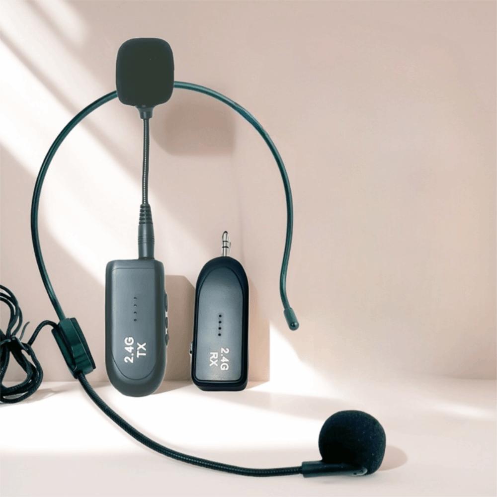 Universal Wireless Lapel Microphone Neck Clip Portable PA System Bluetooth Microphone Indoor Use