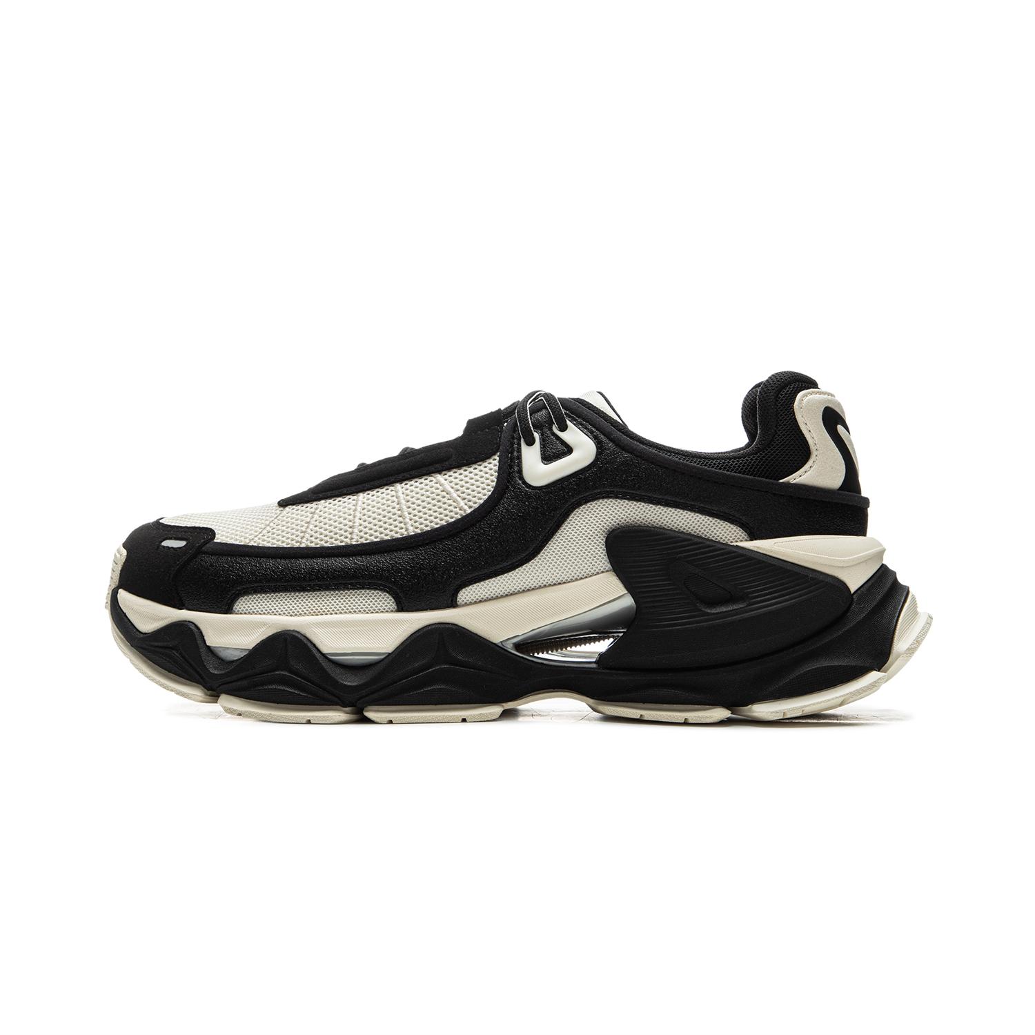 

new LiNing Wear resistant Non slip And Breathable Low Top Casual Shoes Men s Black Beige 44