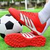 Original Teenager Red Football Shoes Men Outdoor Grass Training Soccer Shoes for Men Comfortable Non-slip Futsal Sneakers Man