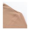 Mid Autumn Splicing Half High Collar Solid Color Long Sleeve T-shirt for Women Bottom Shirt