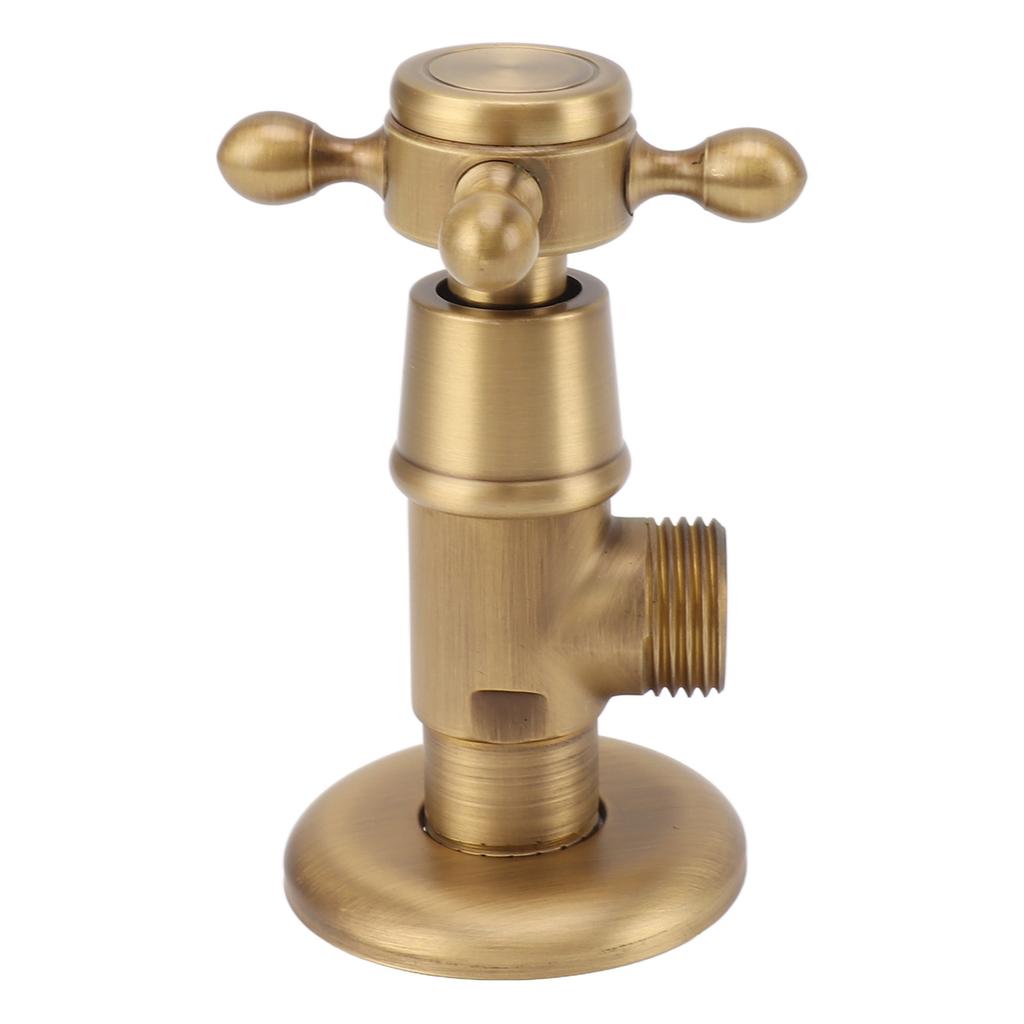 Brass Angle Stop Valve Retro Thickened Cold Hot   Valve Explosion Proof Water Shut Off Valve