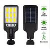 4 Outdoor Solar Induction Light with Super Bright and Human Body Sensing 3 Lighting Modes Suitable for Gardens Garages