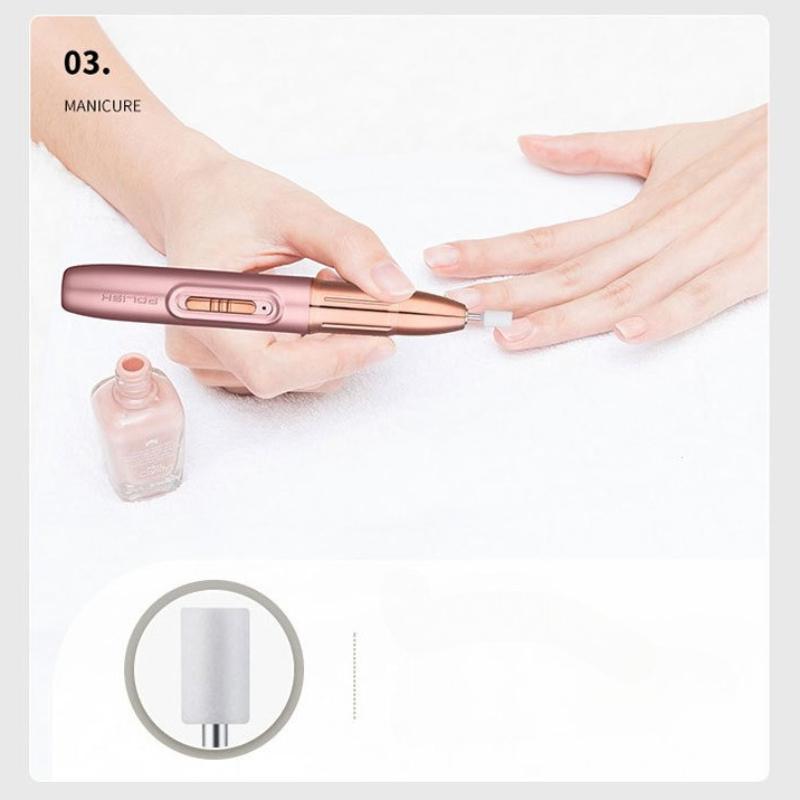 Multifunctional Electric Manicure Trimmer,Portable Charging Nail Grinder, Nail File, Nail Polisher, Filing and Buffing Pen