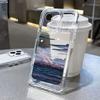 Applicable to Apple 11 mobile phone case iPhone11/11/11promax sea snow mountain space case ins wind