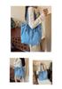 Japanische Retro-Denim-Crossbody-Tasche für Damen – Lässige künstlerische Umhängetasche für Studenten