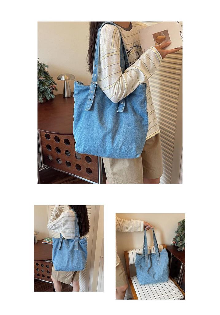 Japanische Retro-Denim-Crossbody-Tasche für Damen – Lässige künstlerische Umhängetasche für Studenten